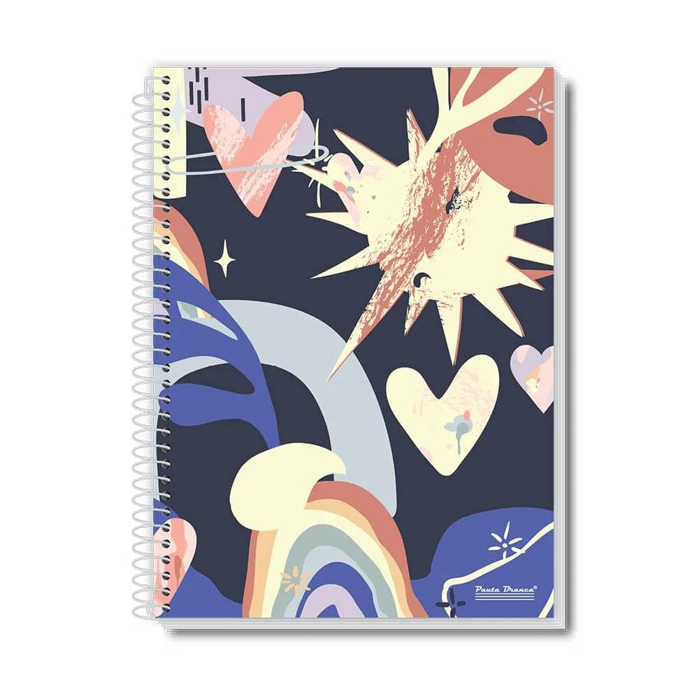 Caderno Pauta Branca 14cmX11cm 80 folhas VARIADOS - Imagem 4